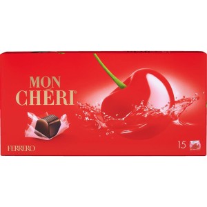 Mon Cheri шоколадови бонбони 157 гр.